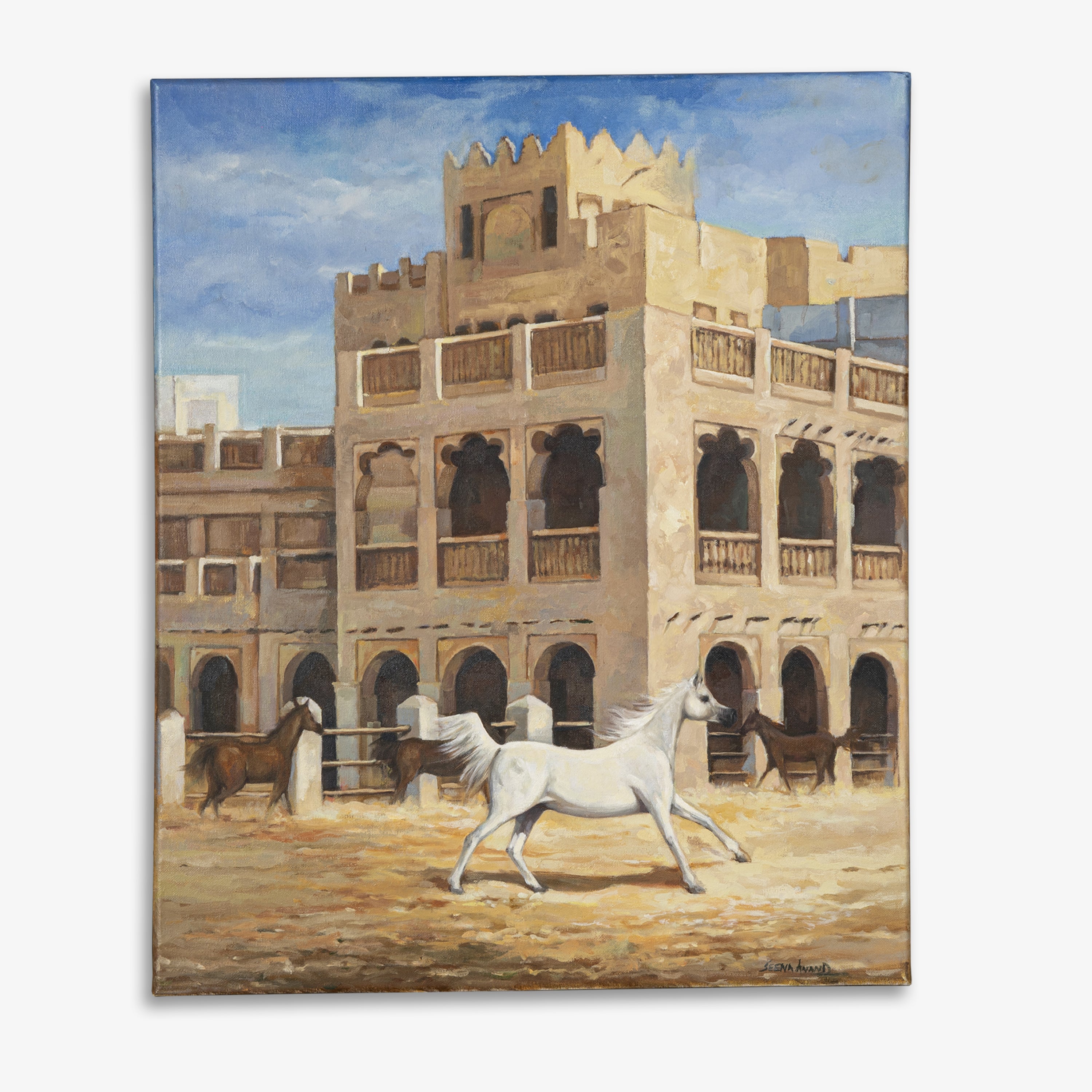 Horses Stables in Souq Waqif