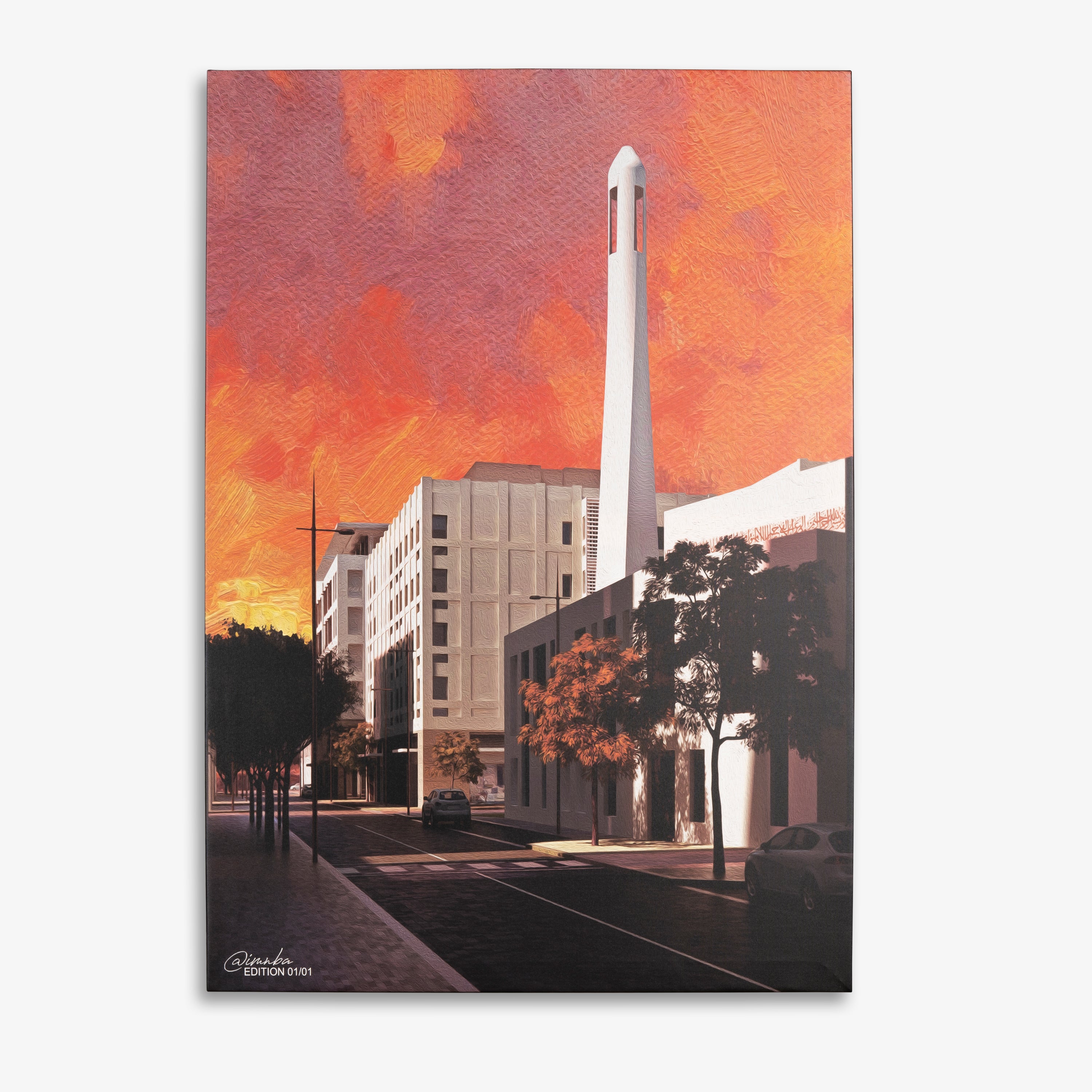 Sunset in Msheireb Downtown Doha